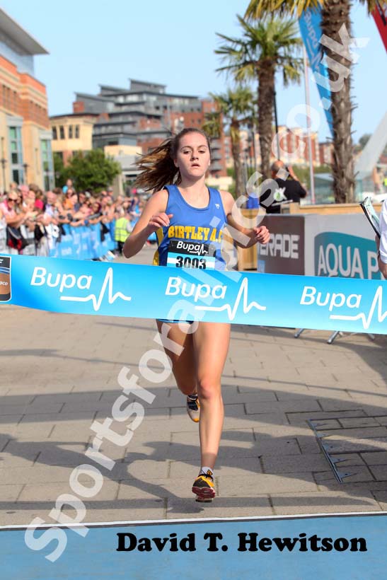 Winner of the 2012 BUPA junior Great North Run.